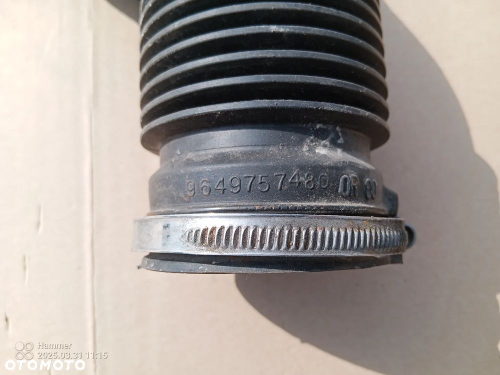 PEUGEOT CITROEN wąż rura dolot 9649757480 - 2