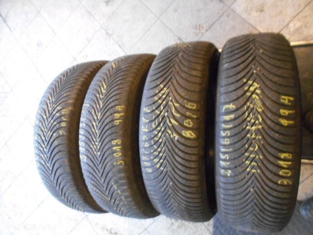 Opony 215/65r17 michelin alpin 5 6,6mm zima komplet - 1