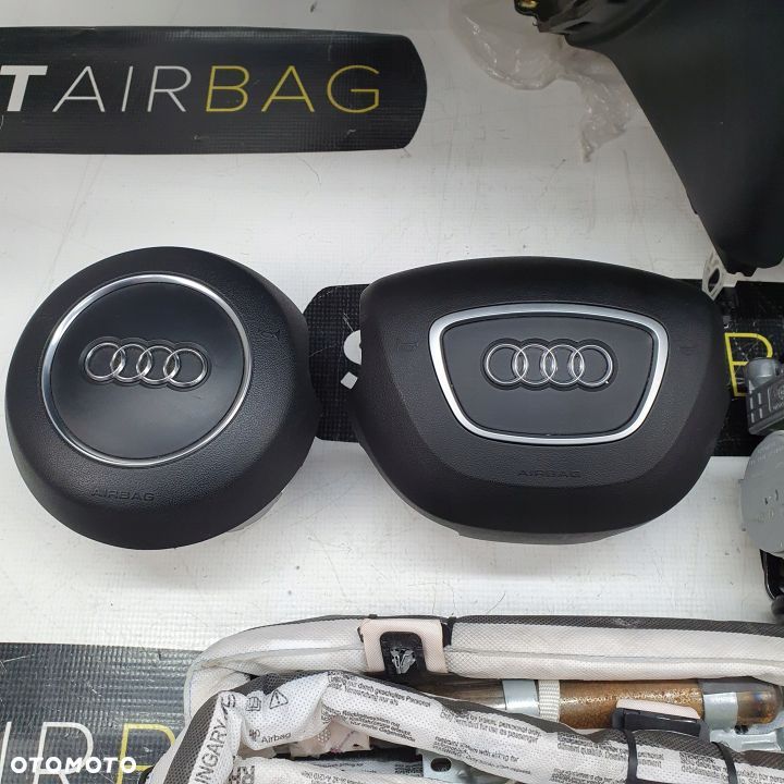 AUDI Q5 8R LIFT DESKA ROZDZIELCZA KONSOLA KOKPIT PULPIT PODUSZKI AIRBAG AIR BAG PASY KIT SET - 6
