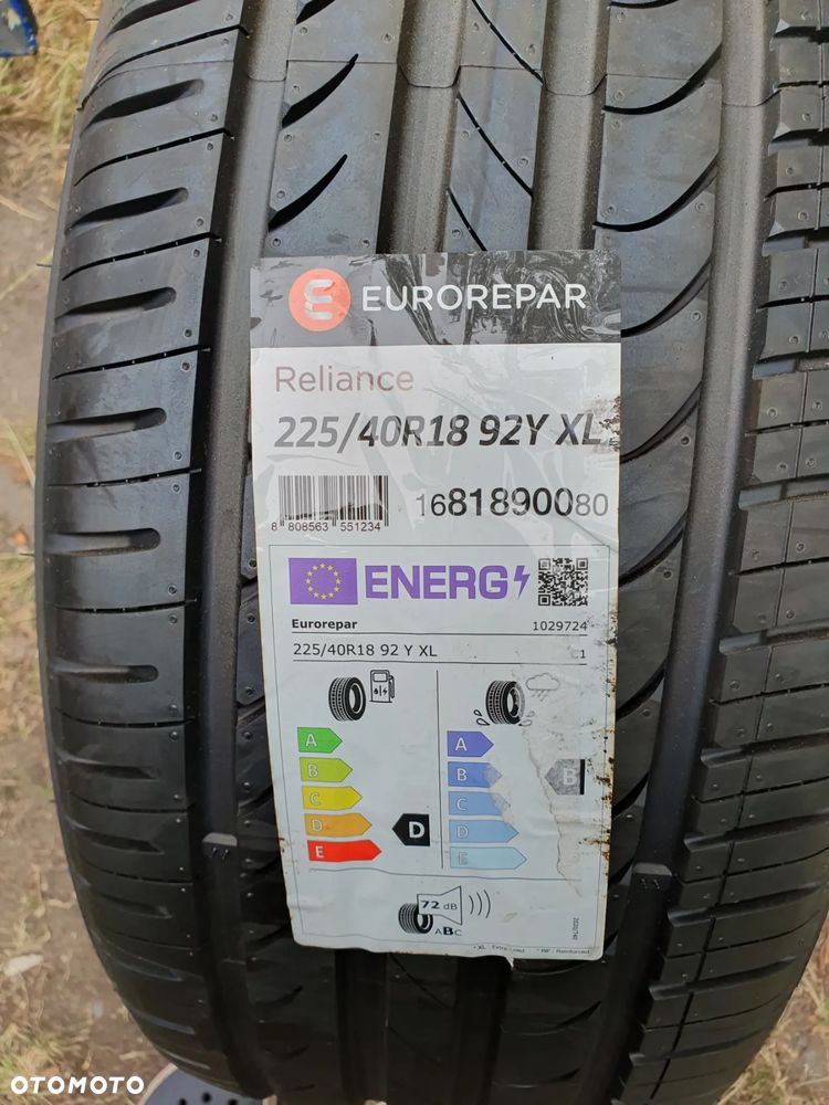 Opona Letnia Eurorepar Reliance 225/40R18 92Y XL 2 Opony 225/40R18 92Y Dot 4721 2021 Rok 1681890080 - 4