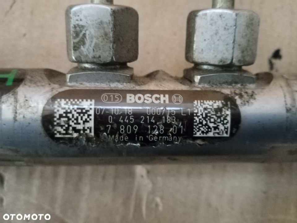 Listwa wtryskowa przewody rurki BMW 1 E87 2.0D 0445214183 7809128 - 6
