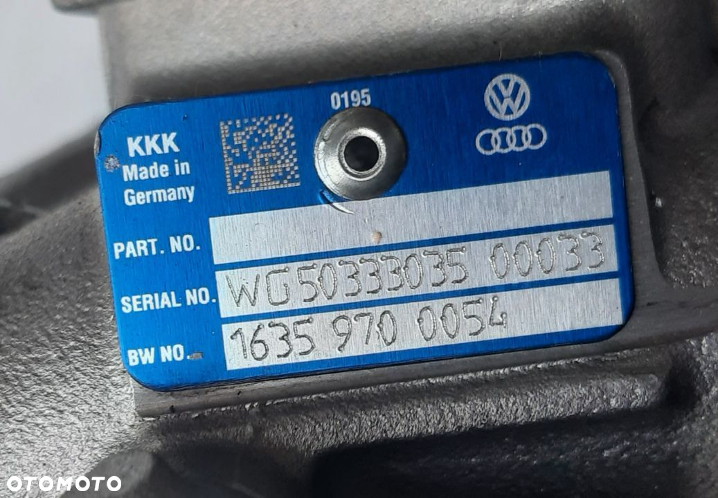 TURBOSPRĘŻARKA BorgWarner KKK Crafter 2.0 TDI 16359700054 - 4