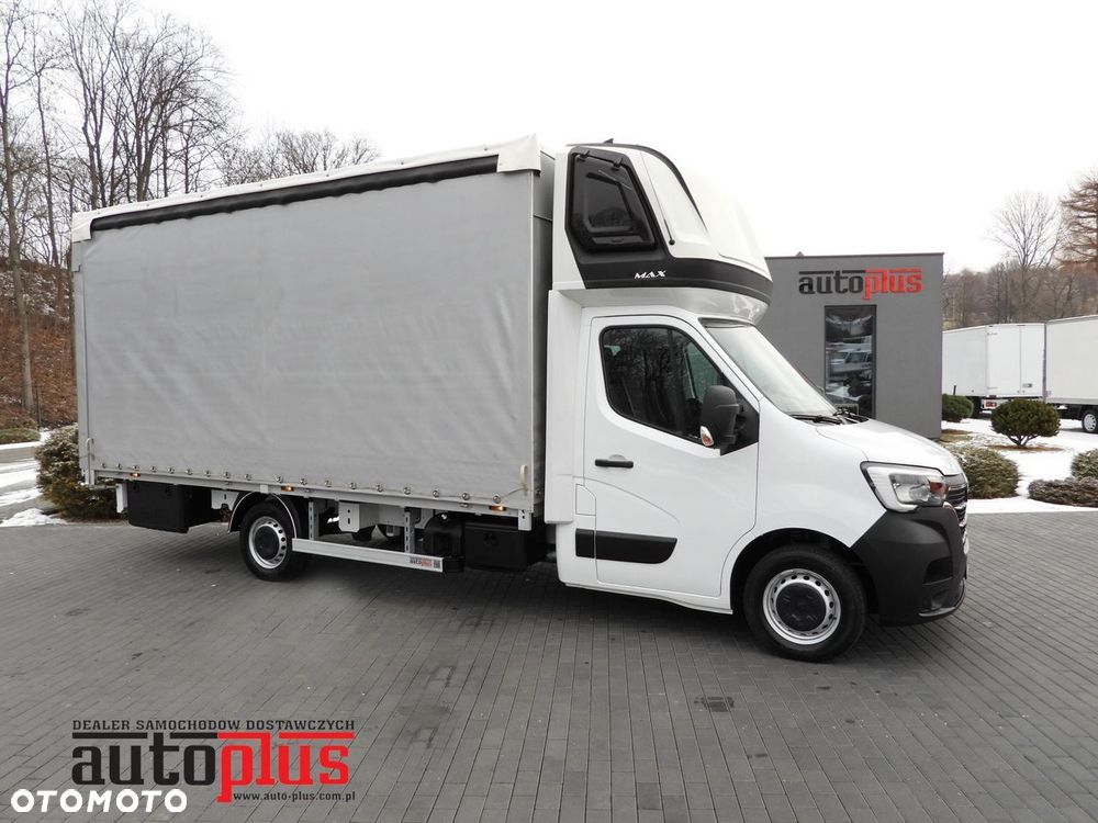 Renault MASTER PLANDEKA 10 PALET WEBASTO TEMPOMAT LEDY PNEUMATYKA KLIMATYZACJA  165KM - 2