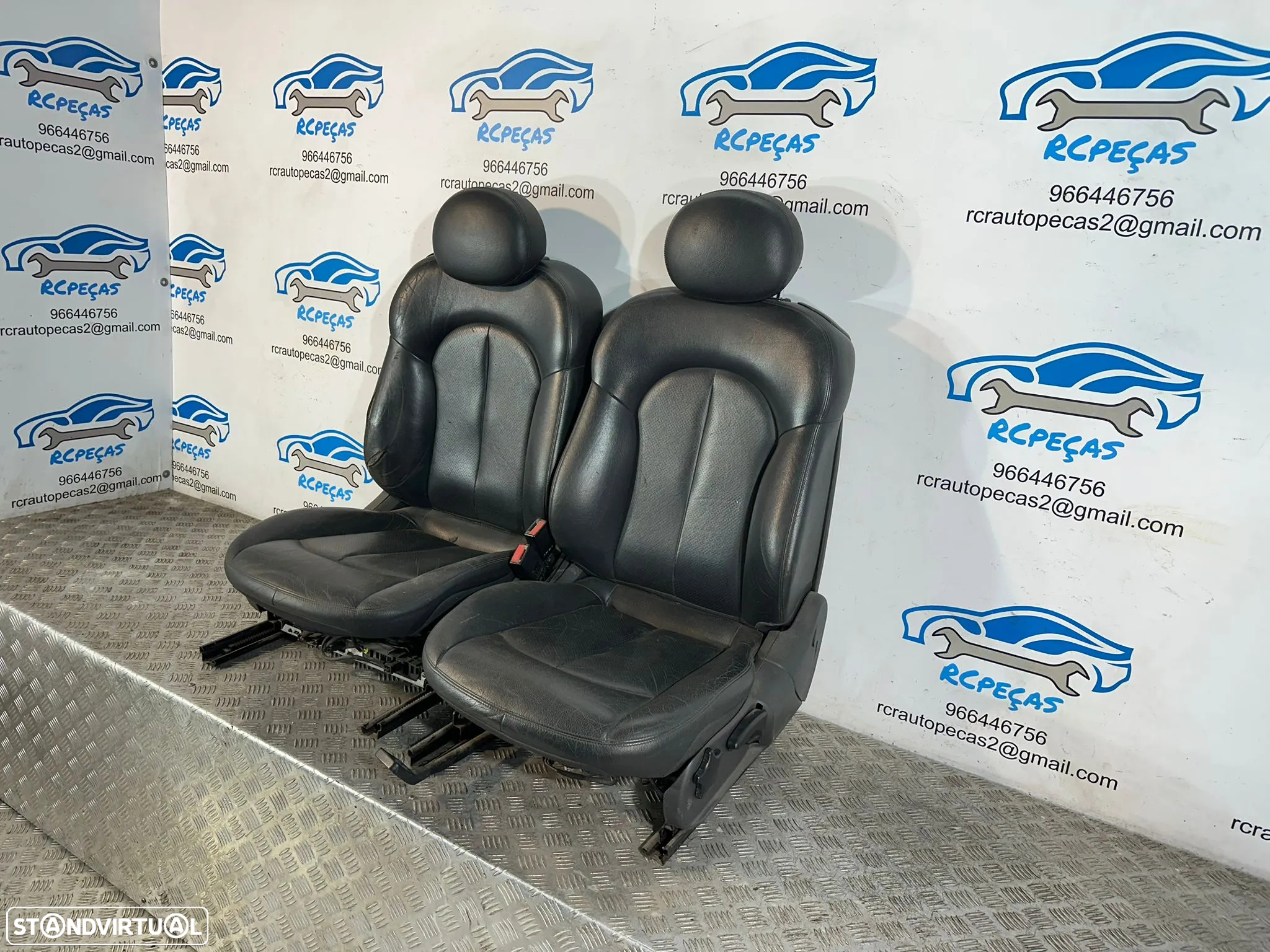 .Conjunto Bancos Originais Pele Mercedes Benz Classe C W203 Coupe 2008 – 2011 - 8