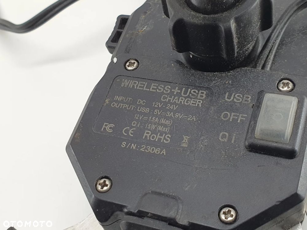 ŁADOWARKA BEZPRZEWODOWA MOTOCYKLOWA UCHWYT TELEFON DUCATI BMW YAMAHA HONDA SUZUKI KAWASAKI - 12