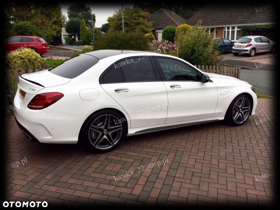 MERCEDES W205 SPOILER AMG LOTKA NA KLAPĘ PODKŁAD!! - 9