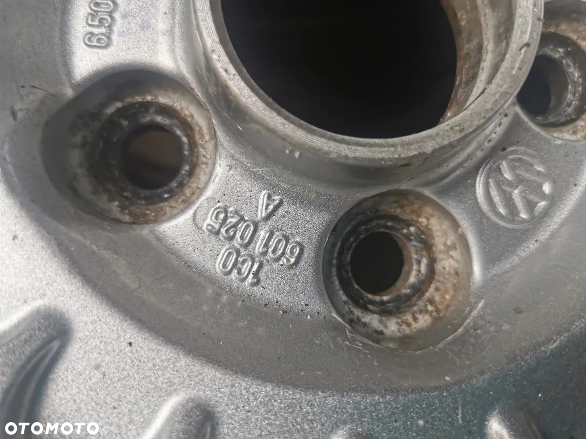 ALU FELGI 5X100 R16 ET42 6.5J 1C0601025A ORG! VW SEAT SKODA AUDI - 12