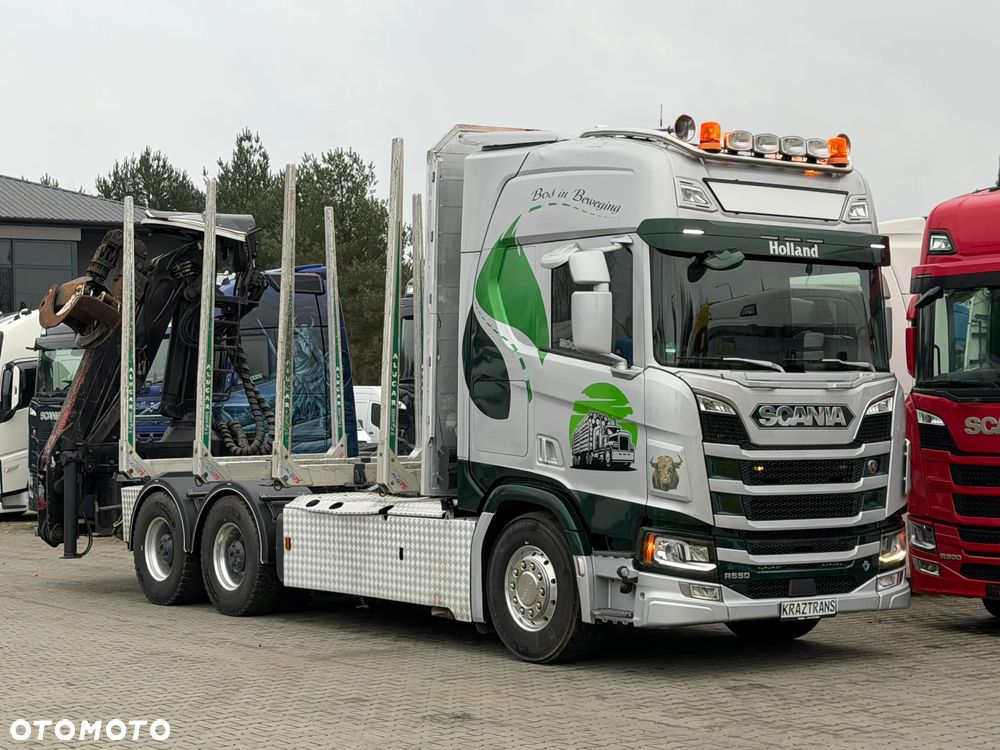 Scania Scania R650 bez EGR pełna opcja palfinger epsilon Z 2x wysów 2018/19 6x4 - 2