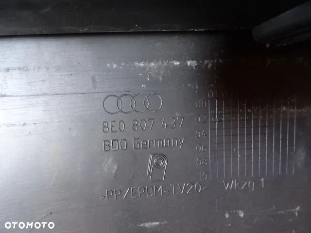ZDERZAK PRZÓD PRZEDNI AUDI A4 B6 LAK:LZ5L NR44 - 17