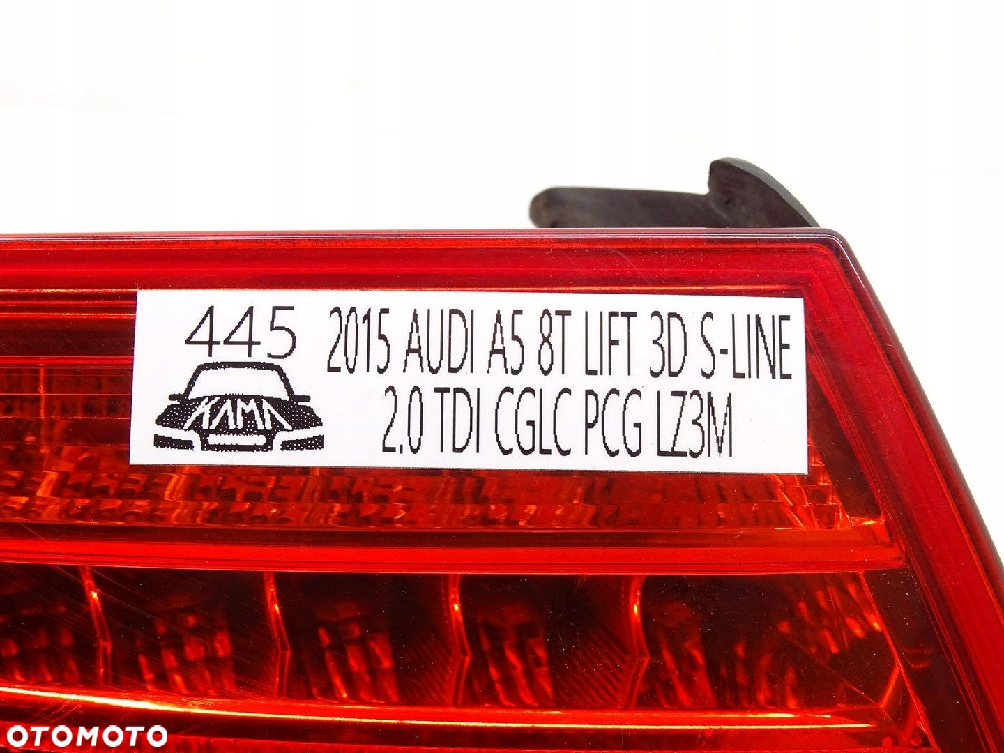 LAMPA LED LEWY TYŁ LEWA TYLNA AUDI A5 8T LIFT 3D COUPE 8T0945095H - 6