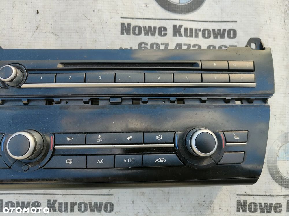 BMW F10 F11 Panel klimatyzacji radia 9306149 - 3