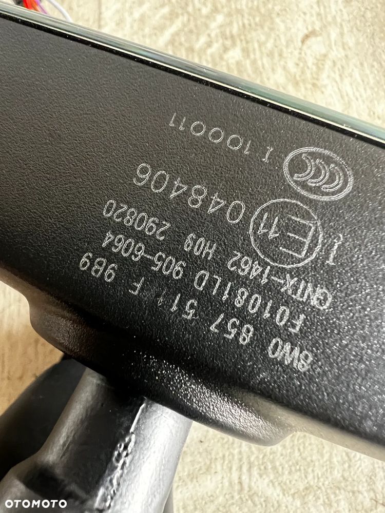 LUSTERKO WSTECZNE BEZRAMKOWE FOTOCHROM 8W0857511F JAK NOWE AUDI A5 A6 A7 Q5 - 6