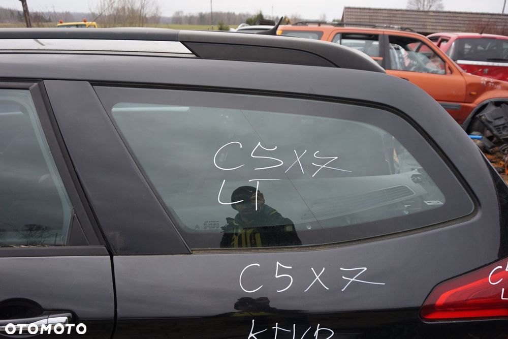 SZYBA KAROSERYJNA TYLNA PRAWA BOCZNA C5 III X7 LIFT KOMBI  CITROEN 2011-2017 - 1