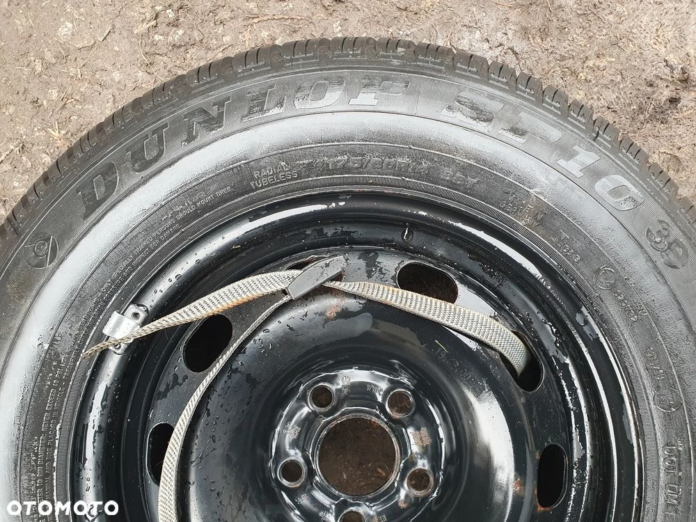 VOLKSWAGEN R14 ORYGINALNE KOŁO ZAPASOWE 5x100 175/80/R14 FELGA VW 14 6J ET38 1J0601027N - 2