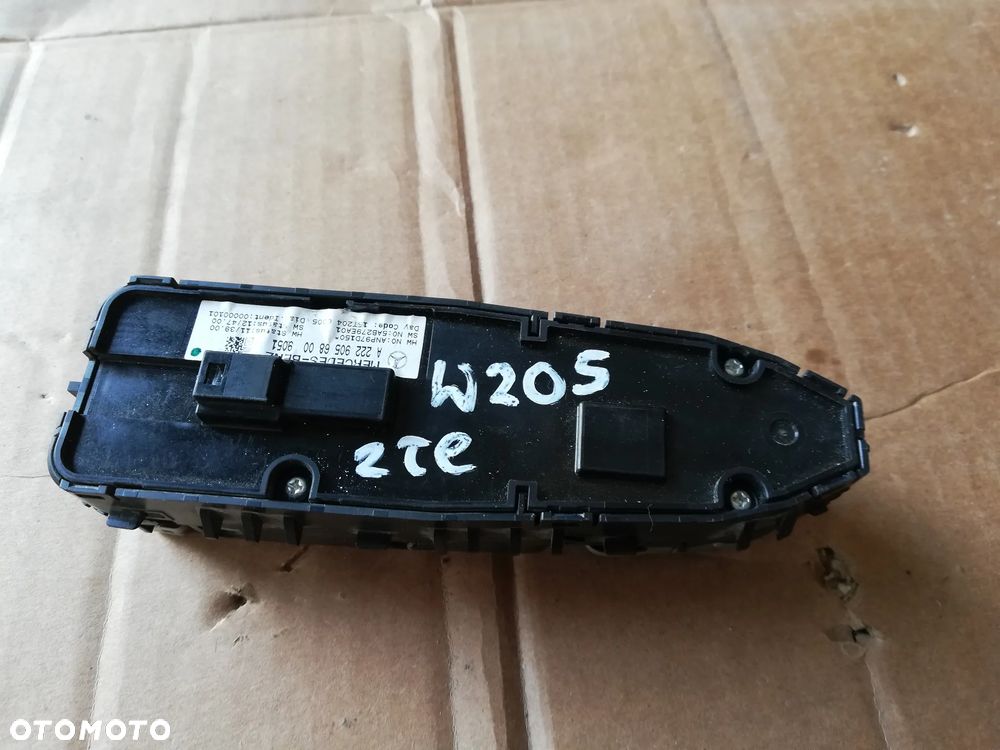 MERCEDES W205 C KLASA PRZEŁĄCZNIK PANEL STEROWANIA SZYBAMI A2229056800 - 2