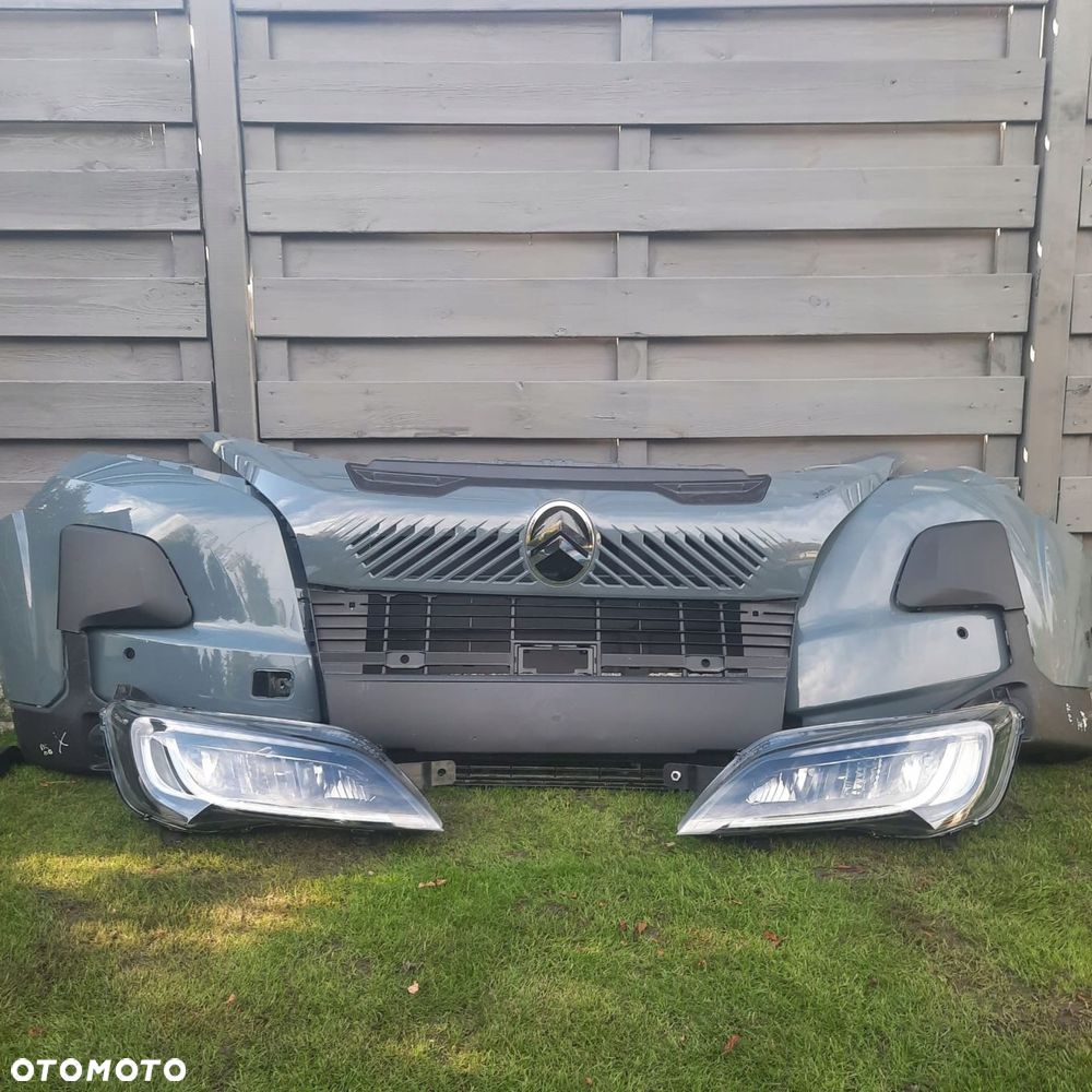 fiat ducato citroen jumper 24- kompletny przód lampy zderzak grill - 2