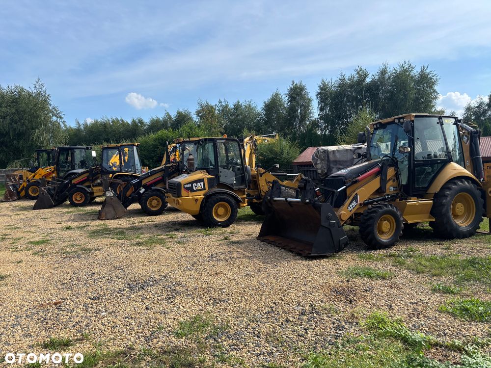 Caterpillar CAT 428C 2001r 4x4 perełka koparko ładowarka teleskop widły rekin - 1