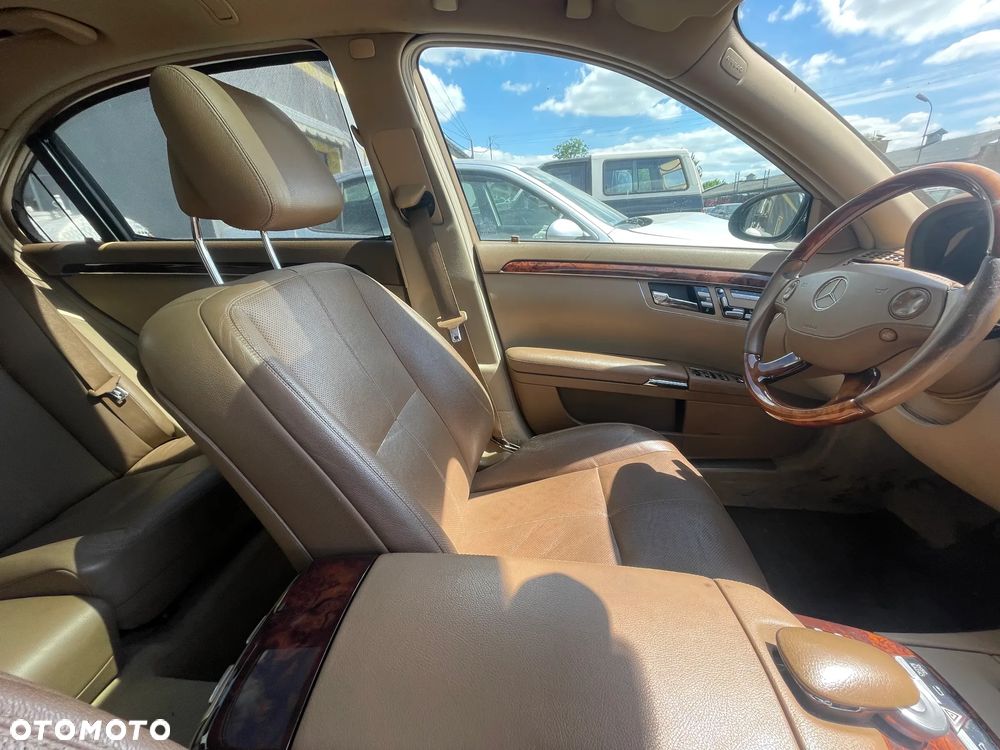 Mercedes Benz W221 LONG FOTELE BOCZKI 204 Skóra - kolor brązowy - 6