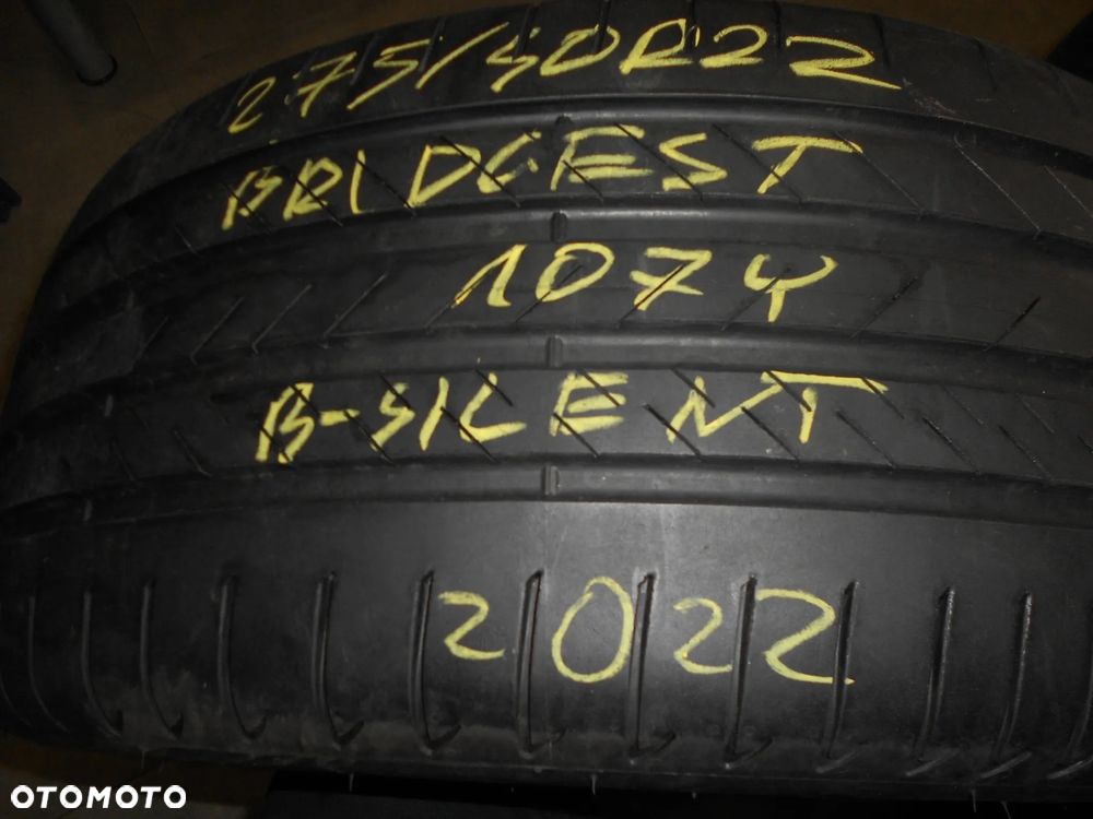 OPONA POJEDYNKA 275/40R22 BRIDGESTONE ALENZA 001 B-SILENT DOT 2022 8MM - 1