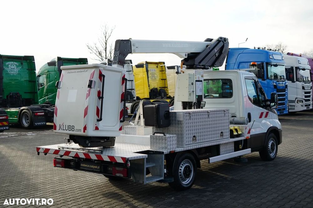 Iveco DAILY 35-140 / AERIAL / KLUBB K26 BASIC LIFT / 4 STABILIZATOARE / MANUAL / 2020 R - 11