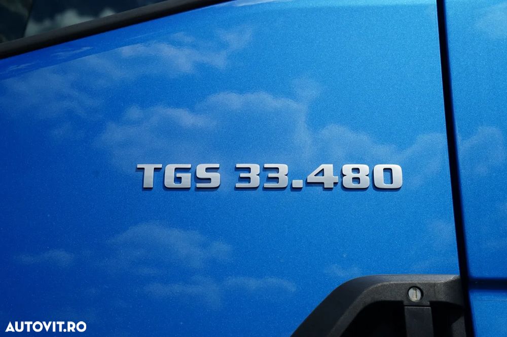 MAN TGS 33.480 / 6X6 / BASCULATOR 3 LATE / KH KIPPER / HYDROBRAD / AUTOMAT / EURO 6 - 26