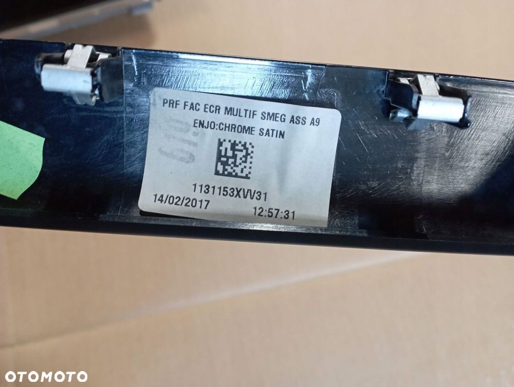 PEUGEOT 2008 WYŚWIETLACZ EKRAN RAMKA MOCOWANIE 9812046980 9673861377 - 4