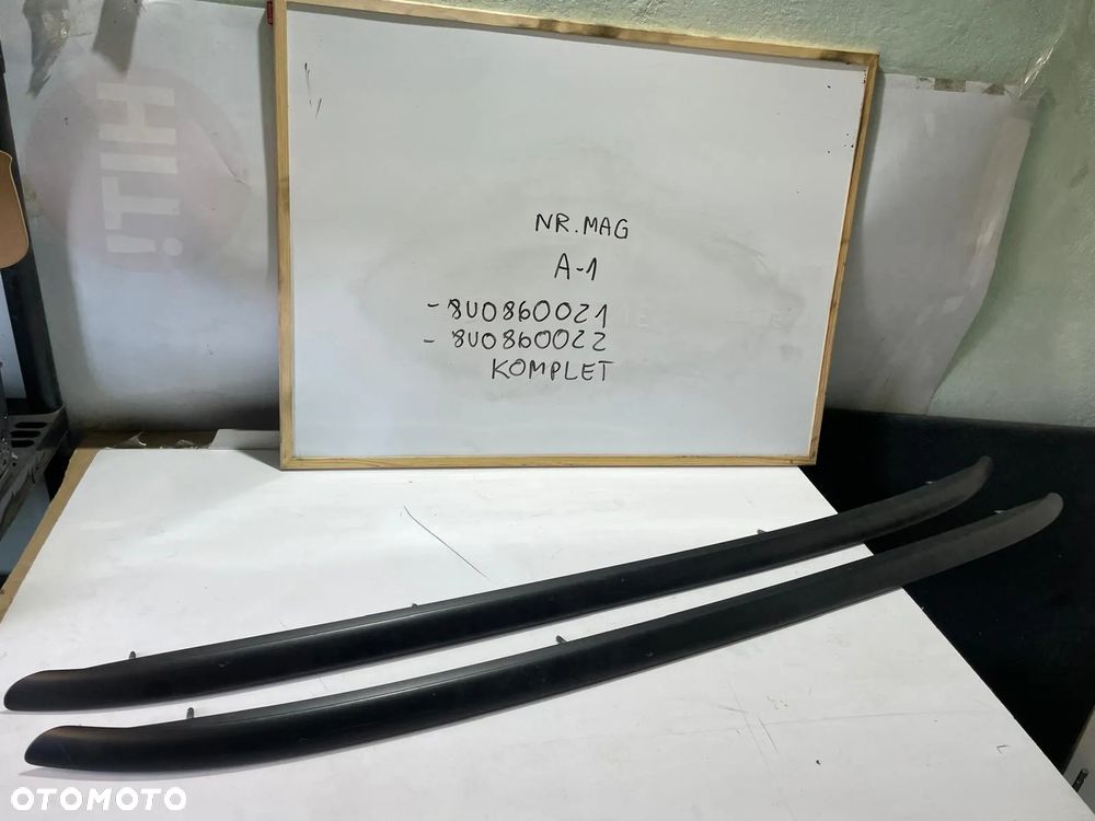RELINGI DACHOWE KOMPLET AUDI Q3 8U 8U0860021 8U0860022 - 1
