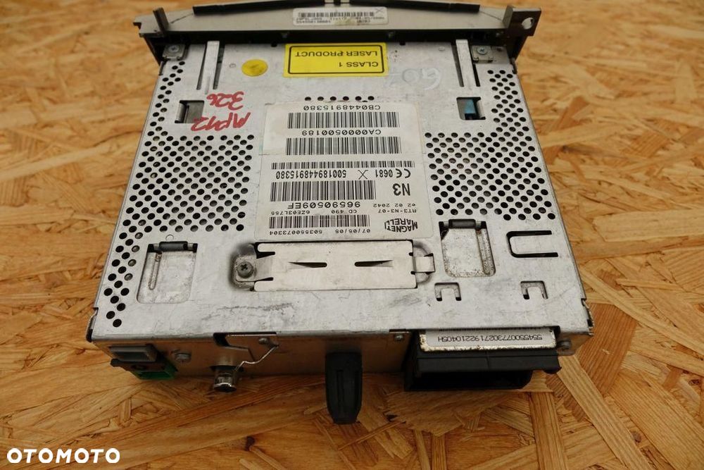 RADIO NAWIGACJA GPS PEUGEOT 607 LIFT 96590509EF - 4