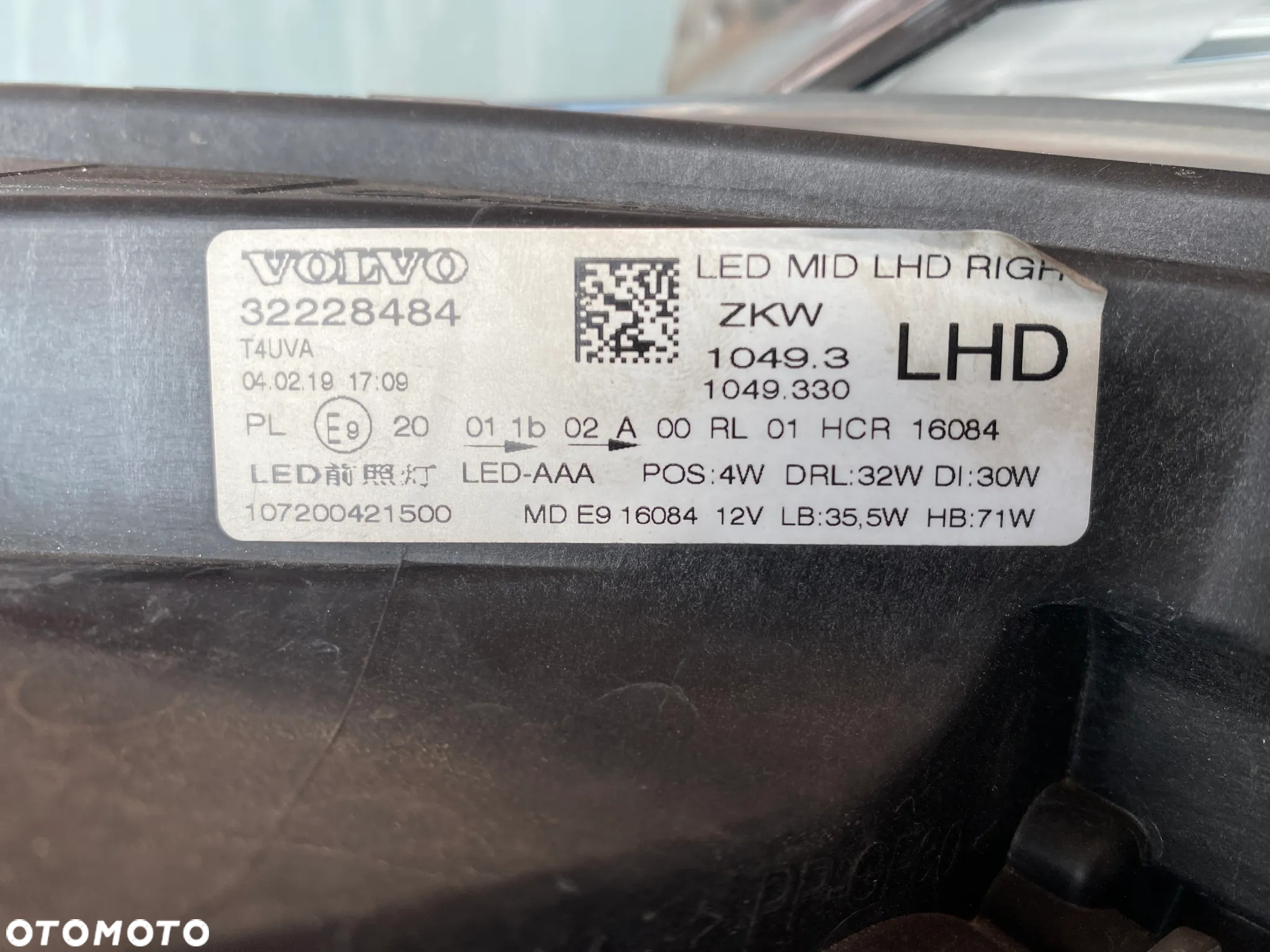 lampy volvo v40 lift full led eu komplet całe - 7