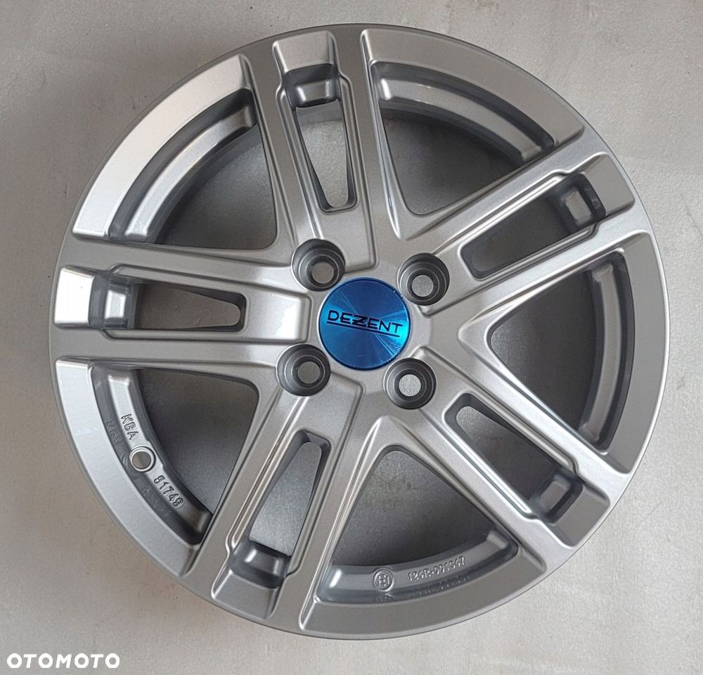 FELGA MAZDA 2 DJ MX-5 MX-3 6x15 15 ET47 4X100 TOYOTA AYGO NOWA DEZENT - 6