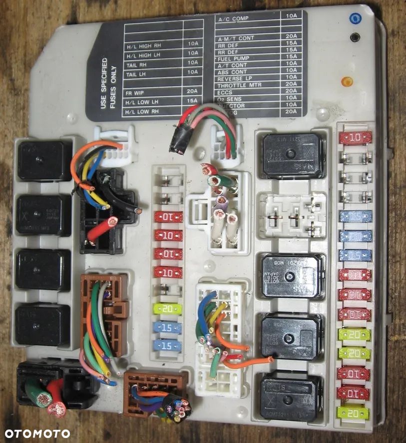 sterownik silnika NOTE E11 1.6 16V MEC93-040 NISSAN zestaw startowy komputer - 7