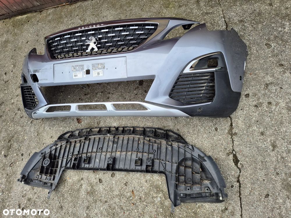 Peugeot 3008 II 5008 GT Line 16- zderzak przedni grill FULL LED osłona pod chłodnice - 1