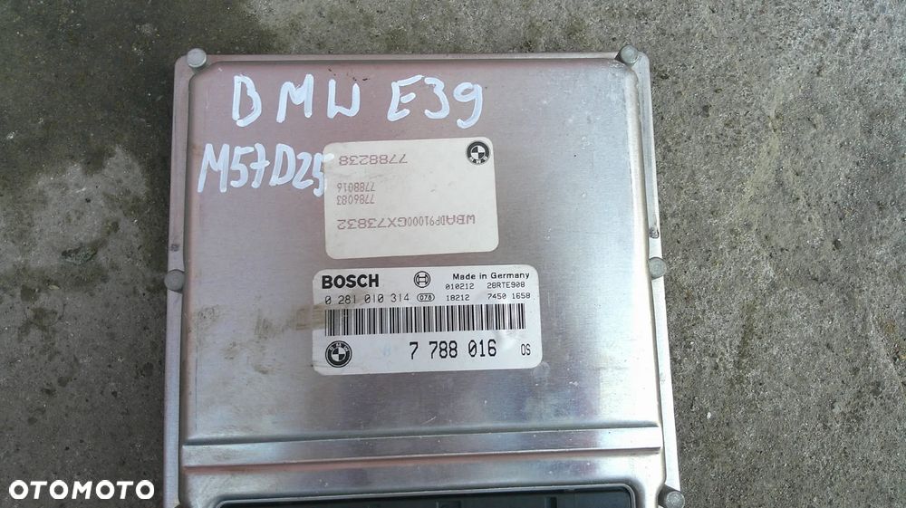 BMW E39 2.5D STEROWNIK SILNIKA KOMPUTER - 1
