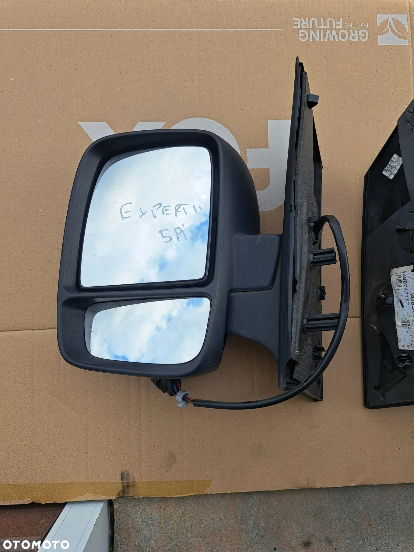 Peugeot Expert II lusterko lewe 5 pin prawe 7 pin elektryczne Jumpy Scudo - 3