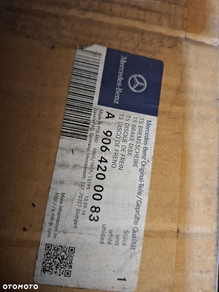 Mercedes Sprinter 906 Klocki tarcze tył cały zestaw - 4