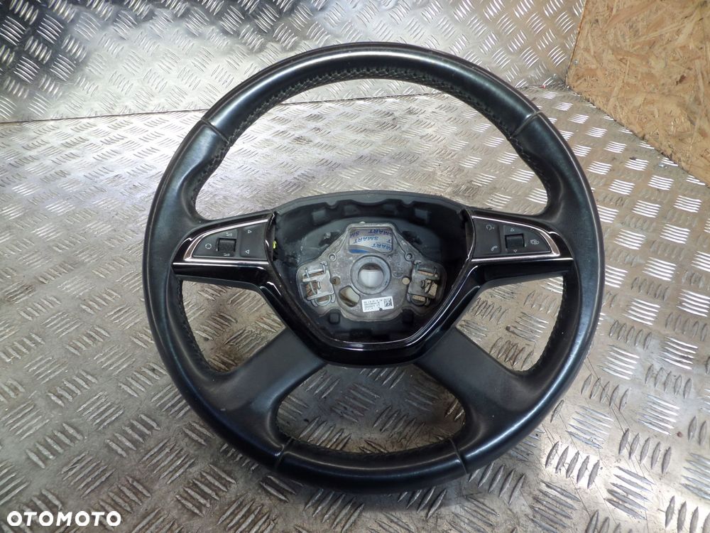 skoda octavia iii kierownica skóra multifunkcja 5e0419091ac - 1