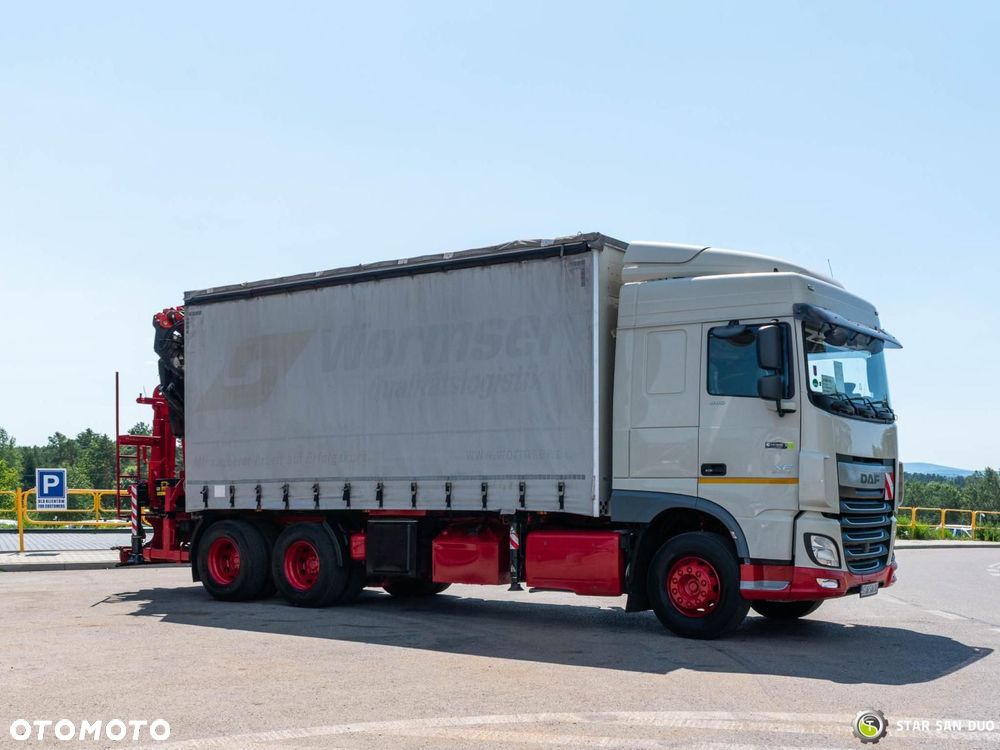 DAF XF 440 6x2 Fassi F365 FLY JIB HDS Żuraw Crane Kran Chwytak do Palet - 11