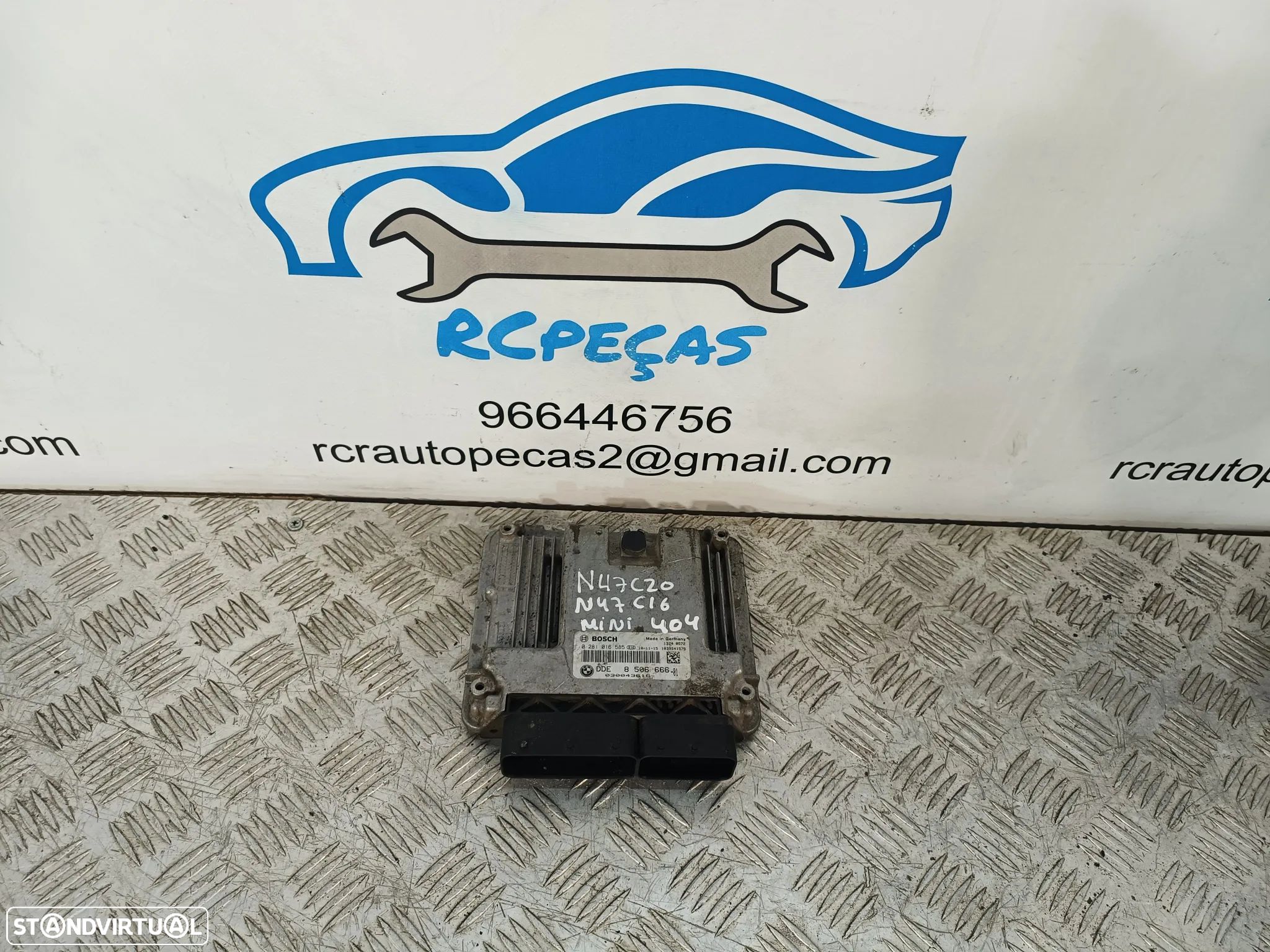 Centralina Motor Original Bosch BMW Mini Cooper One N47C16 N47C20 N47N 8 506 666 / 8506666 / 0281016585 / 0 281 016 585 - 1