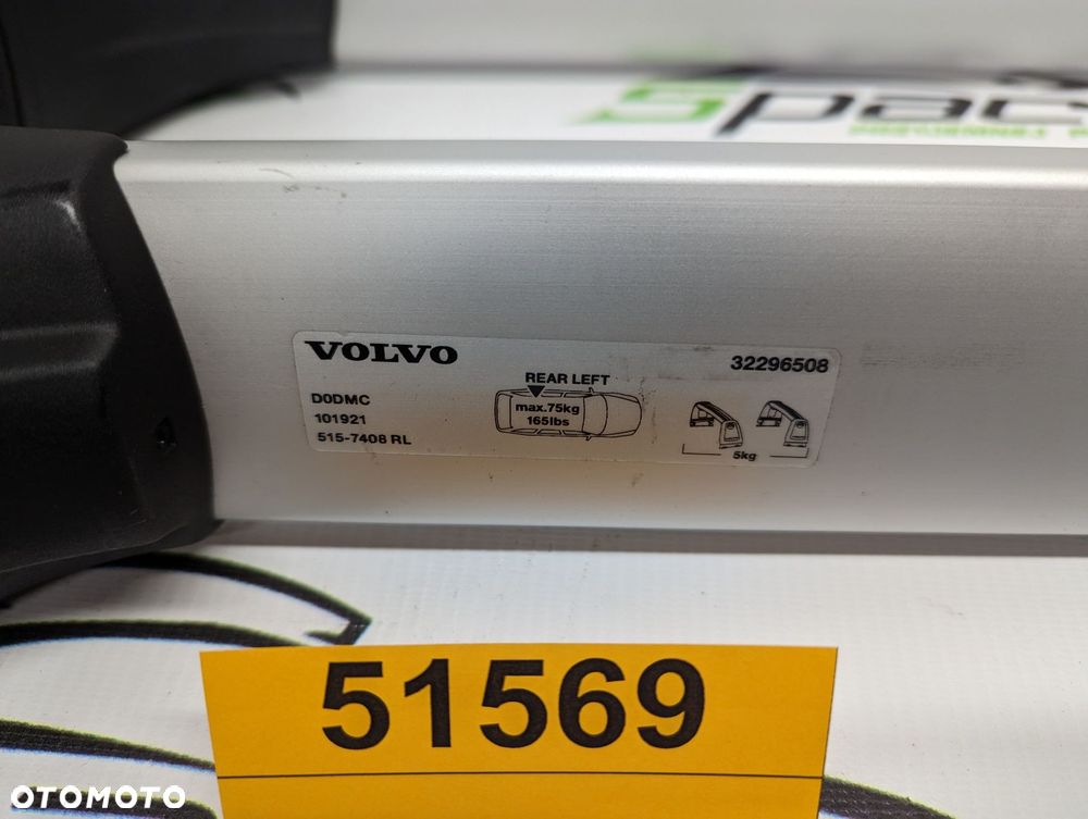 Bagażnik dachowy bazowy belki poprzeczki Oryginał Volvo S60 3 - 6