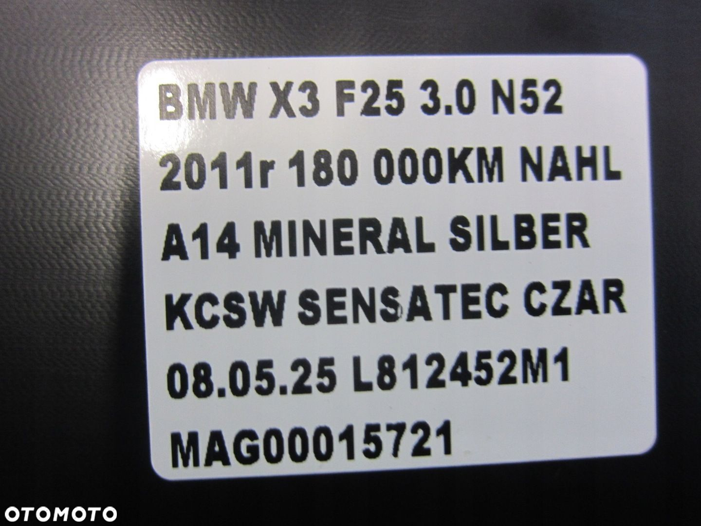 BMW X3 F25 F26 X4 SCHOWEK PODŁOKIETNIKA 51169184500 TUNEL 9184500 AUX USB - 8