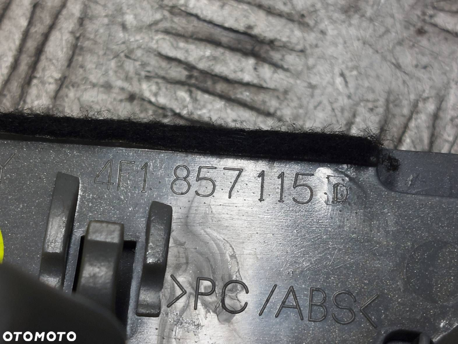 RAMKA LICZNIKA + PRZEŁĄCZNIK ŚWIATEŁ AUDI A6 C6 4F1857115D 4F1927227A - 5