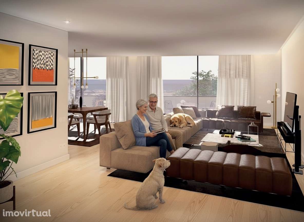 T1 Novo com Varanda|Próximo da Praia da Granja|Arcozelo–Vila Nova Gaia - Grande imagem: 4/16