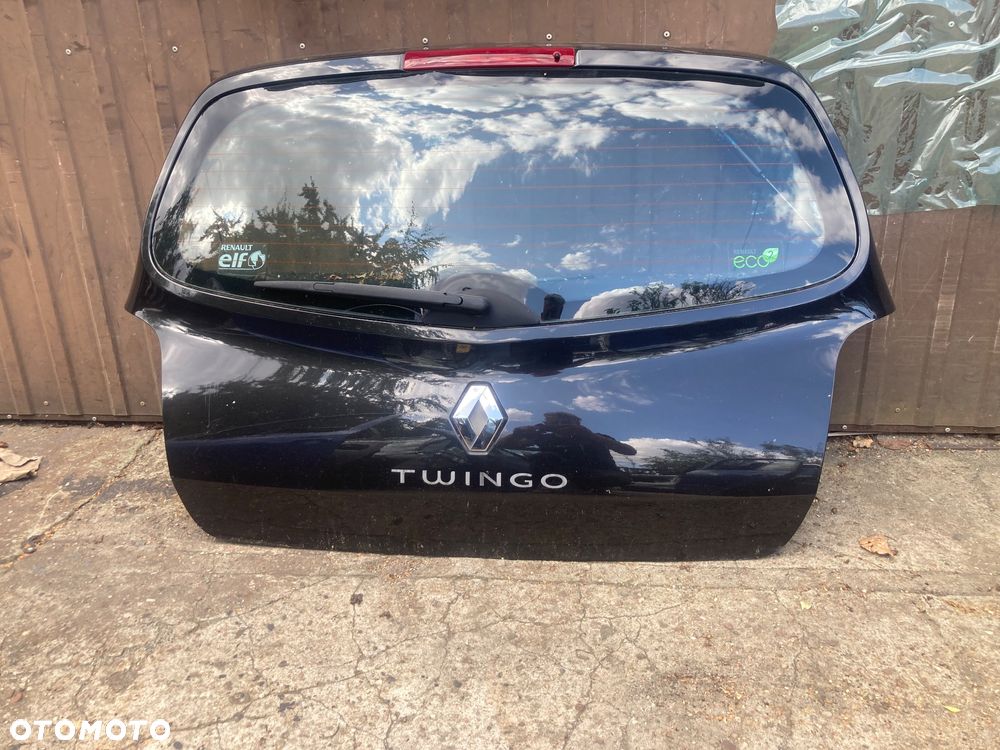 RENAULT TWINGO II KLAPA TYŁ TYLNA CZARNA KOMPLETNA - 2