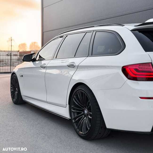 Set Extensii Prelungiri Praguri Laterale Dedicate BMW F10 F11, Lucios - 8