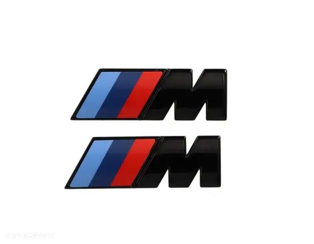 LOGO EMBLEMAT BŁOTNIKA BMW CZARNY POŁYSK ORYGINAŁ U11 G22 G26 G05 G06 G07