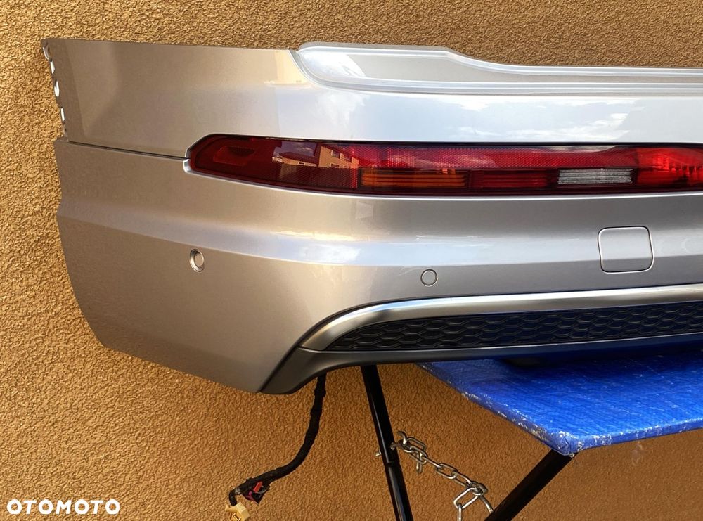AUDI SQ7 4M LZ7G ZDERZAK TYŁ TYLNY KOMPLETNY 6 x PDC HAK RADAR / ORYGINAŁ - 2