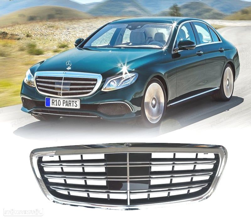 GRELHA MERCEDES W213 16-20 CROMADA - 1