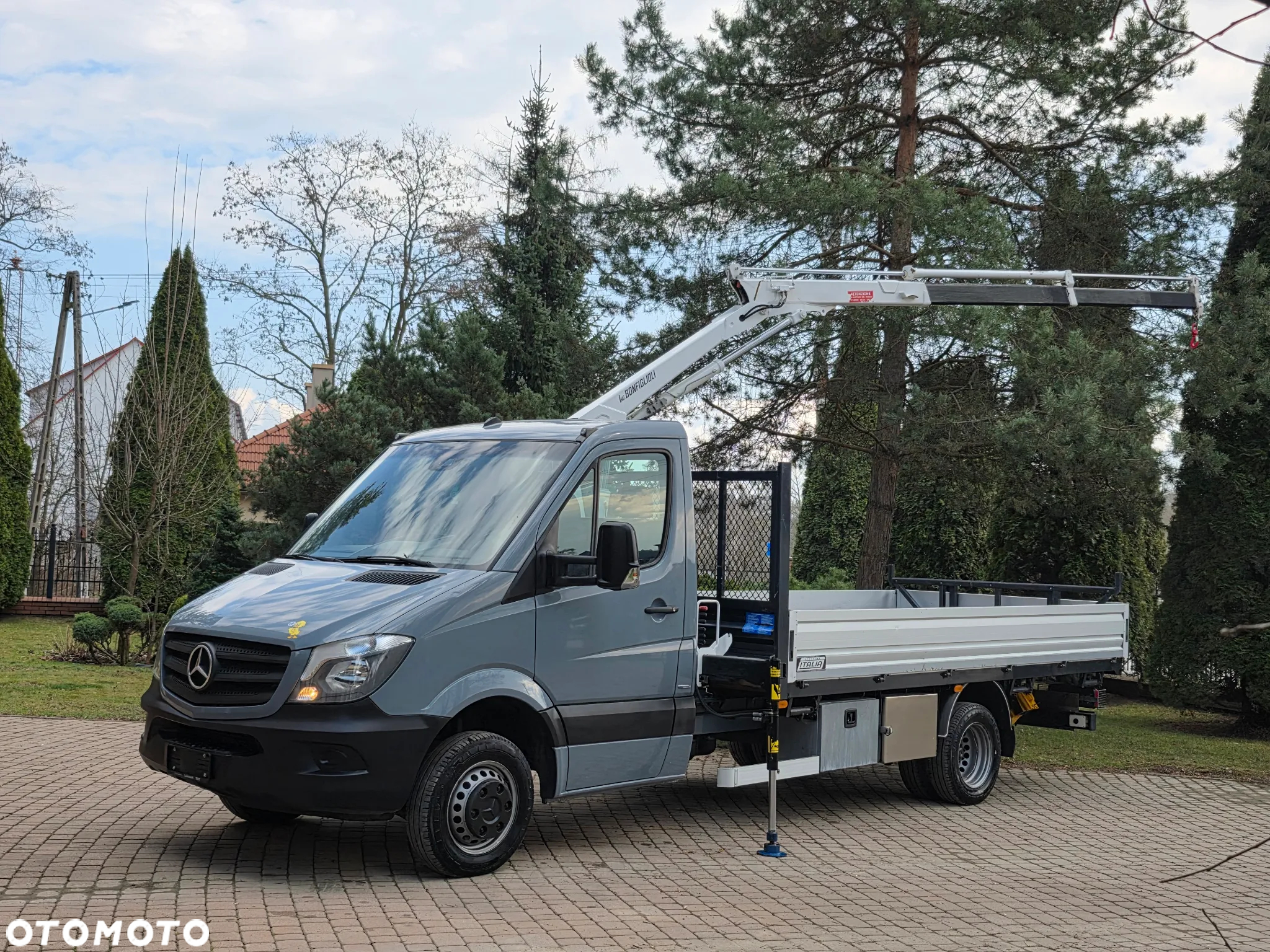 Mercedes-Benz Sprinter 519 CDI Skrzynia 4.30 M + HDS 1.8 Tony ! Klima ! 3.0 CDI  * 190 Km ! - 2