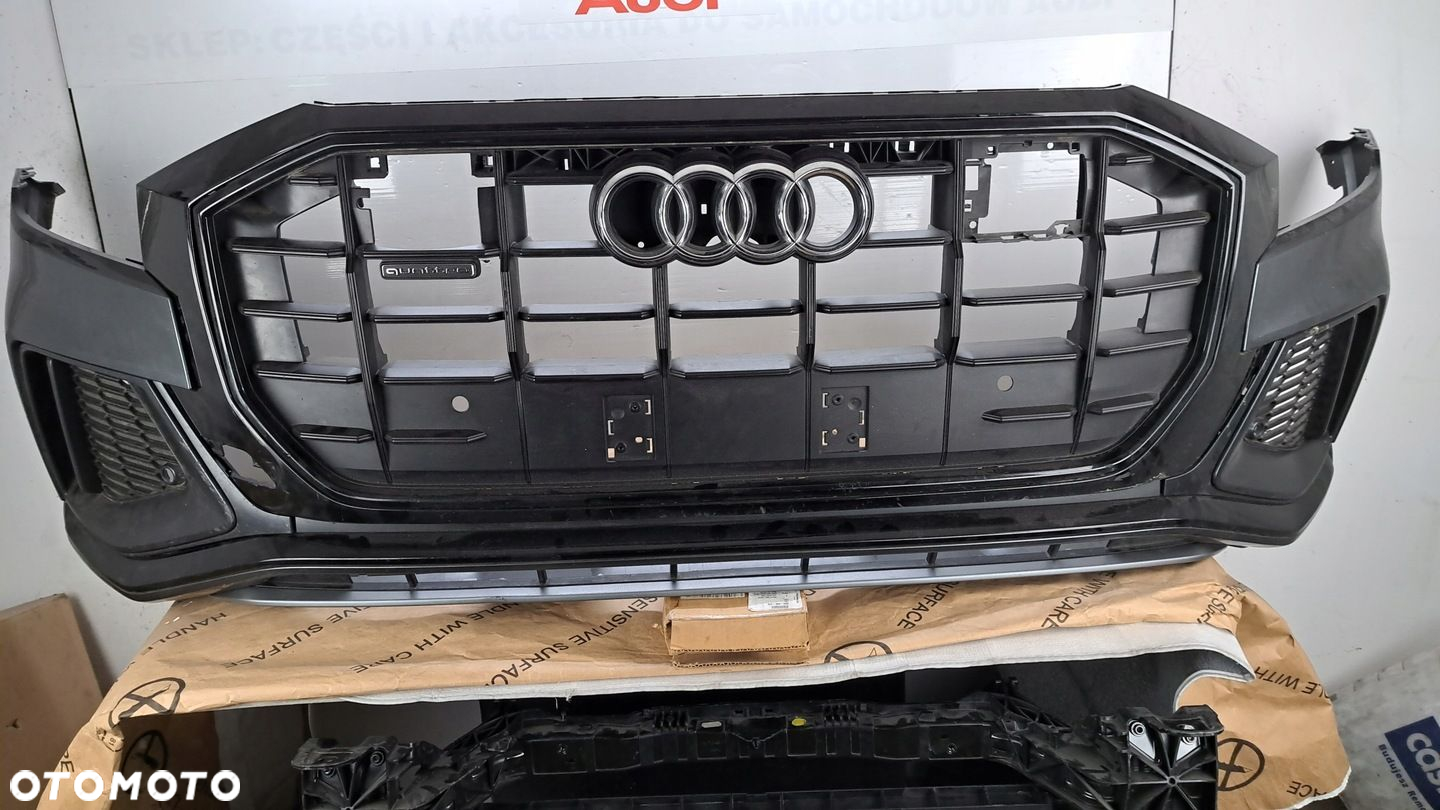 ZDERZAK AUDI Q8 S-LINE 2019-2023 4M 4M8 BLACK LINE OE - 7