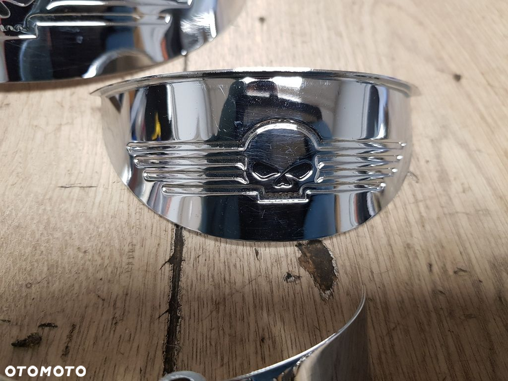 Skull daszek zestaw Harley Davidson Electra Glide Road King Street Glide - 3
